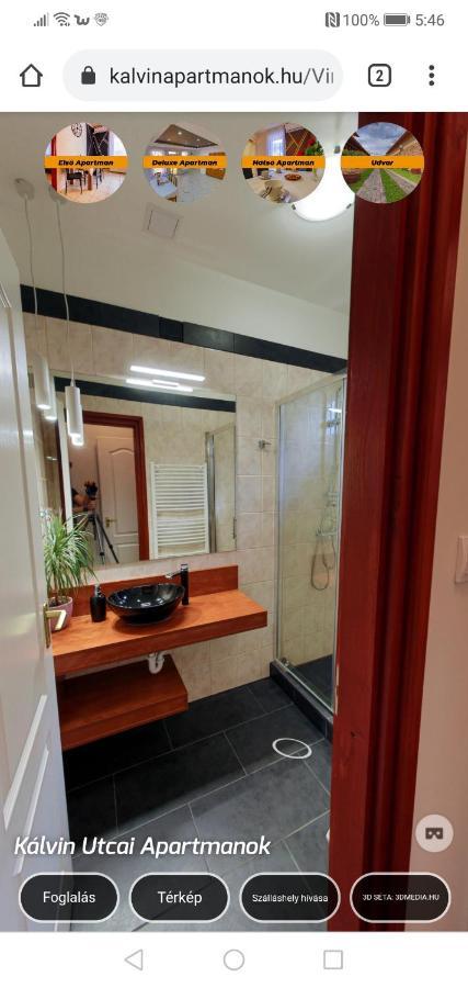 Kalvin Utcai Apartmanok ไฮจ์ดุสโซบอสโล ภายนอก รูปภาพ